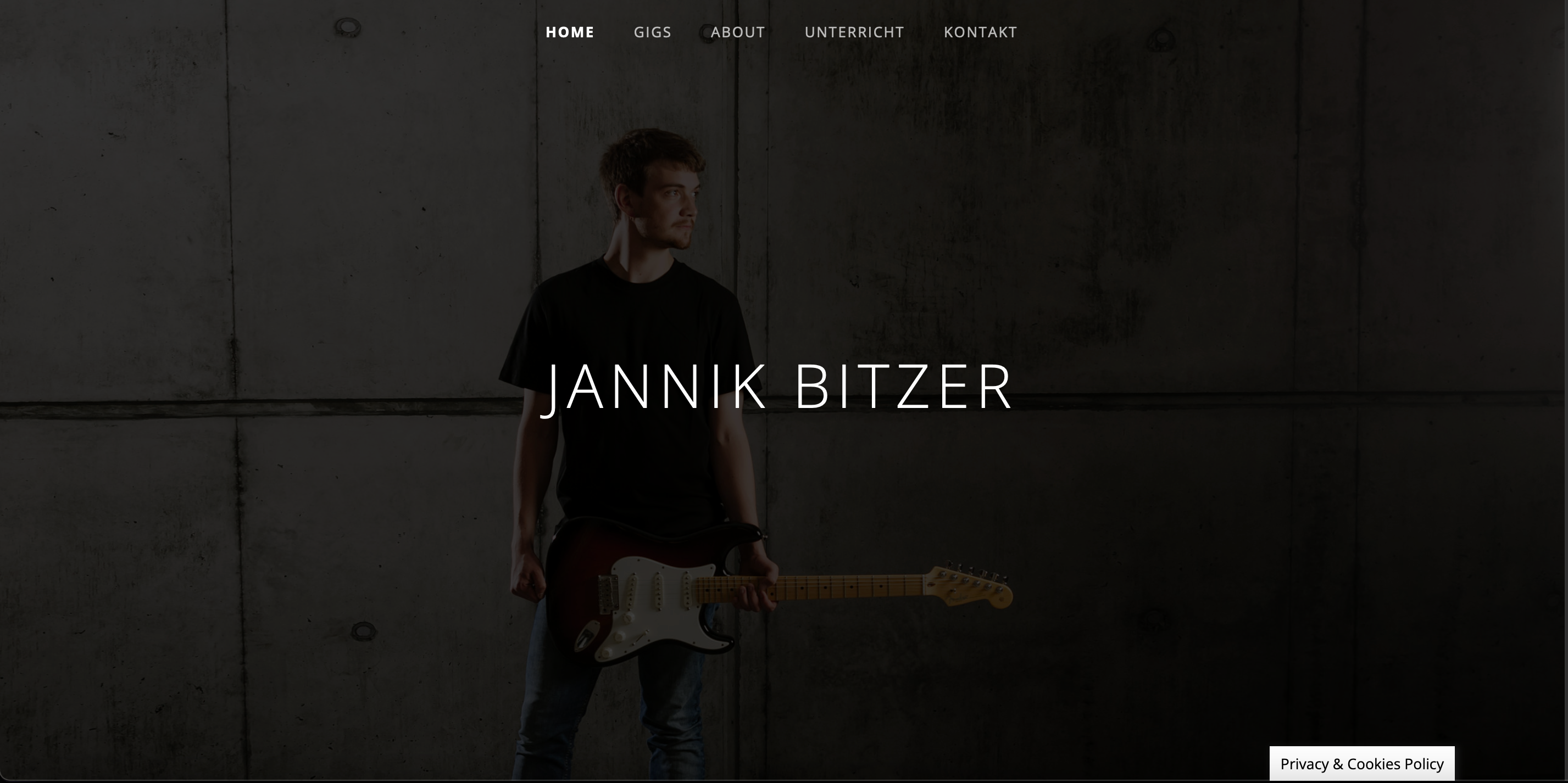Homepage jannikbitzer.de